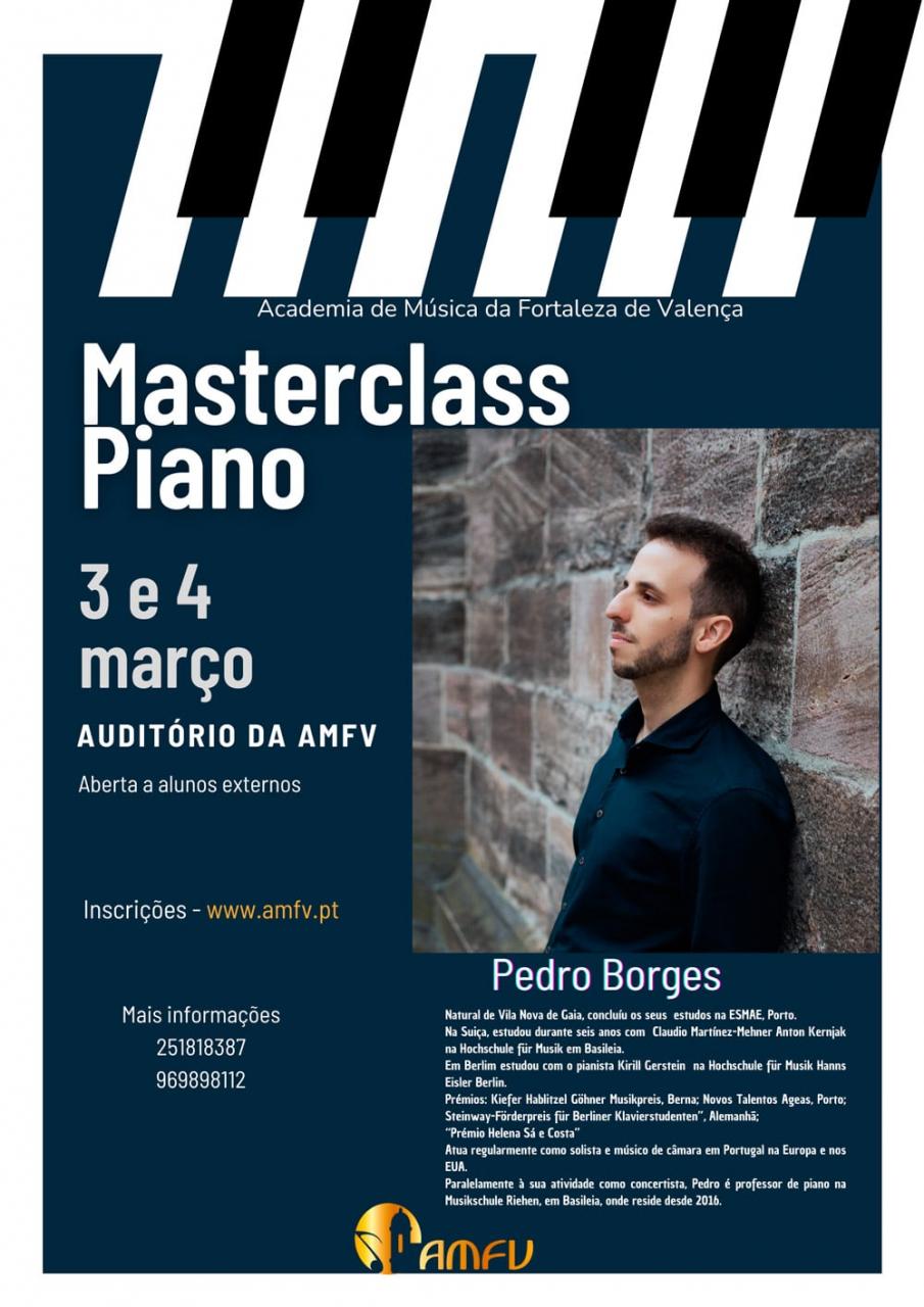 Academia de Música da Fortaleza de Valença - Masterclass de Piano